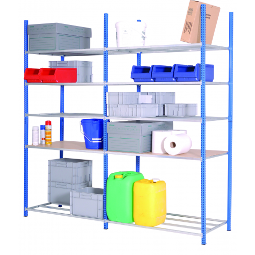 Rayonnage Axel Compact 2000mm – 5 Tablettes, 120kg/Niveau