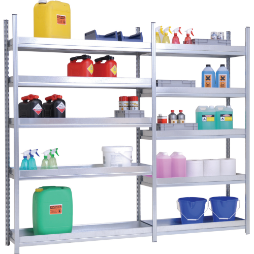 Rayonnage Icare Rétention Galvanisé – 5 Tablettes