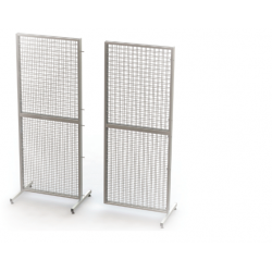 Grilles sur pied double face