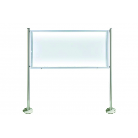 Vitrine 80 avec piétement double