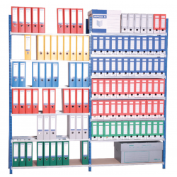 Rayonnage Archives Axel Compact – 2000mm, 6 Tablettes