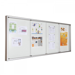 Vitrine multiportes sans séparation