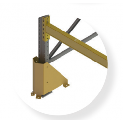 Protège-montant type sabot - Rayonnage spécial stockage palette