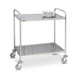 Chariots inox 2 plateaux 125 kg