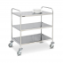 Chariots inox 3 plateaux - 125 kg