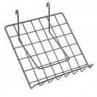 Etagère inclinée pour grille d'exposition