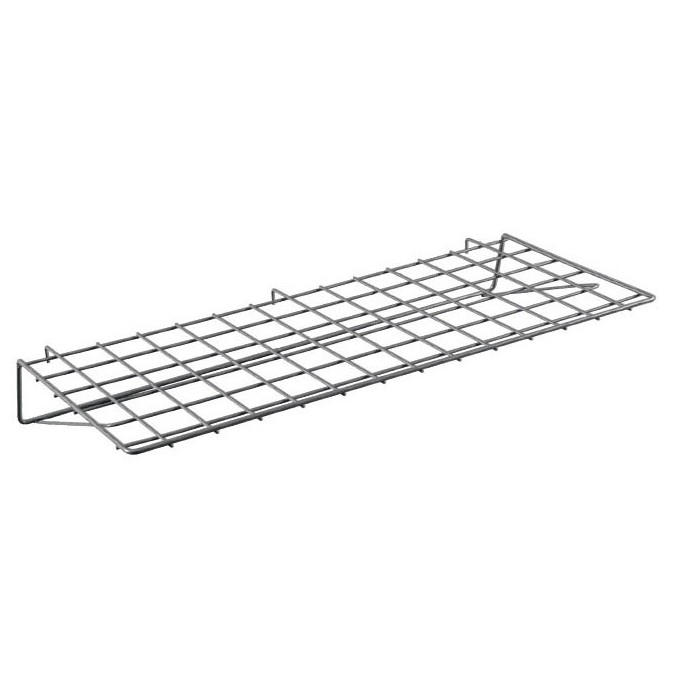 Etagère horizontale pour grille d'exposition