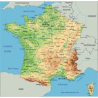 Cartes géographiques sur fond