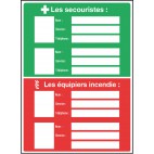 Affichage obligatoire - Sécurité - Protection - Premiers secours