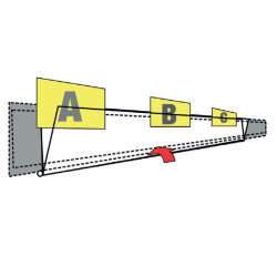Porte-étiquettes adhésifs