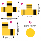 Marquage emplacement palette - ecriture